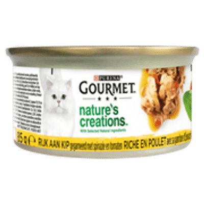 Gourmet Nature's Creations Kattenvoer nat met Kip 85 gram - natvoer katten