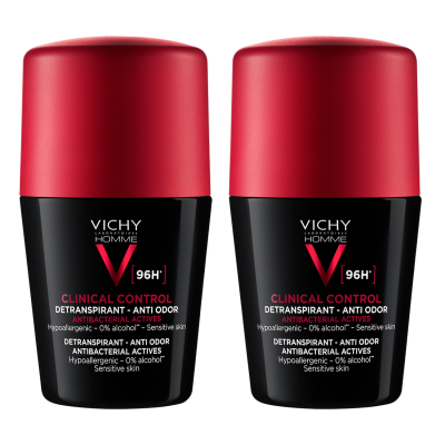 Vichy Homme Clinical Control 96H Deodorant DUO | 2 x 50 ml PROMO