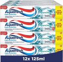 Aquafresh Tandpasta met drievoudige bescherming voor sterke tanden en frisse adem, 12 x 125 ml