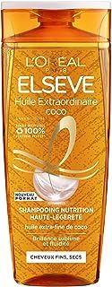 L'Oréal Paris Elseve Extraordinary Oil Coco Shampoo voor fijn en droog haar, 300 ml