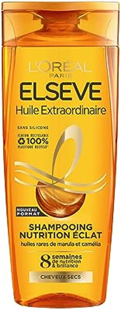 L'Oréal Paris Elseve Extraordinary Oil Shampoo Nutrition Eclat Zeldzame Marula en Camellia Oliën 300 ml