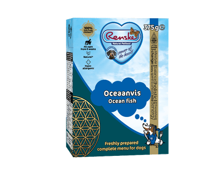 Renske vers hondenvoer oceaanvis 375 gram - natvoer honden