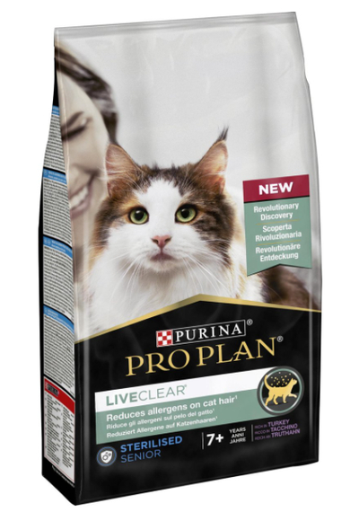 Pro Plan Senior LiveClear - Kattenvoer Droogvoer - Kalkoen - 1.4 kg