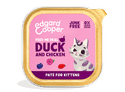 Edgard & Cooper eend en kip paté 16 x 85 gr - natvoer katten