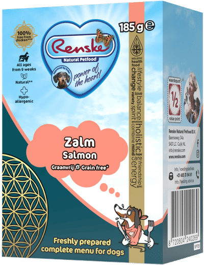 Renske vers hondenvoer Zalm Graanvrij 185 gram - natvoer honden