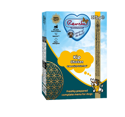 Renske vers hondenvoer kip graanvrij hondenvoer 375 gram - natvoer honden