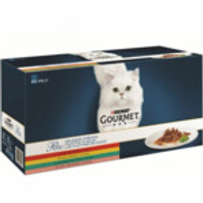 Gourmet Perle Mini Filets Multipack Vlees - Vis 60 x 85 gr - natvoer katten