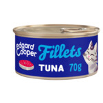 Edgard & Cooper Kattenvoer Fillets Tonijn 70 gr - natvoer katten