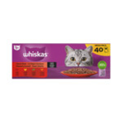 Whiskas Pouch Adult Classic Selectie in Saus 40 x 85 gr - natvoer katten