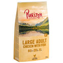 Purizon 12 kg + 1,8 kg gratis! - Graanvrij Hondenvoer - Large Adult Kip & Vis (12 kg) + Single Meat Adult Zalm (6 x 300 g) - hondenbrokken
