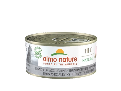Almo Nature HFC Natural Tonijn met Jonge Ansjovis natvoer kat 150 gr - natvoer katten