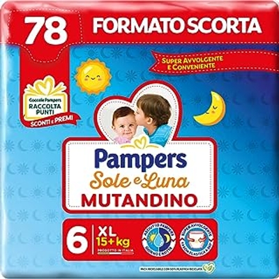 Pampers  luierbroekjes maat 6 - 78 stuks