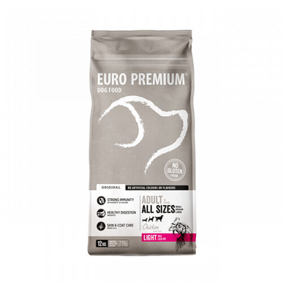 Euro-Premium adult light - 12kg - hondenbrokken