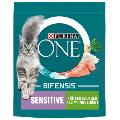 Purina One Sensitive - Kalkoen/Rijst - 1.5 kg - kattenbrokken