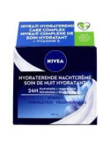 Nivea Nachtcreme 24h Hydraterend, 50 ml
