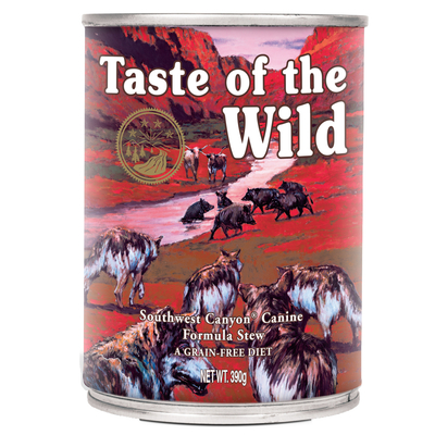 Taste of the Wild - Southwest Canyon Canine Hondenvoer - 6 x 390 g - natvoer honden