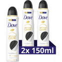 Dove Advanced Care Anti-Transpirant Deodorant Spray Invisible Dry 2 x 150ml