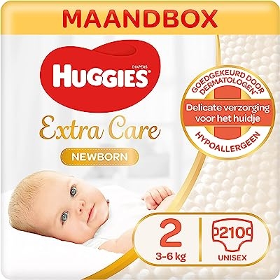 Huggies Newborn  luiers maat 2 - 210 stuks