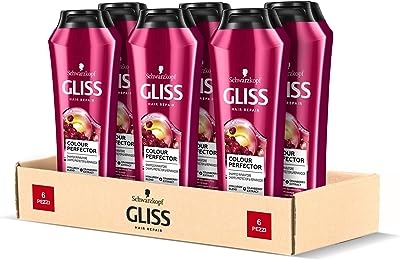 Gliss Ultimate Color Shampoo, 6 stuks 6 x 250 ml - totaal: 1500 ml
