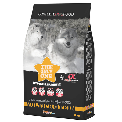 2x12kg The Only One Multiprotein Alpha Spirit Hondenvoer - hondenbrokken