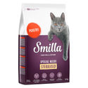 8+2kg gratis! 10kg Adult Sterilised Gevogelte Smilla Kattenvoer - kattenbrokken