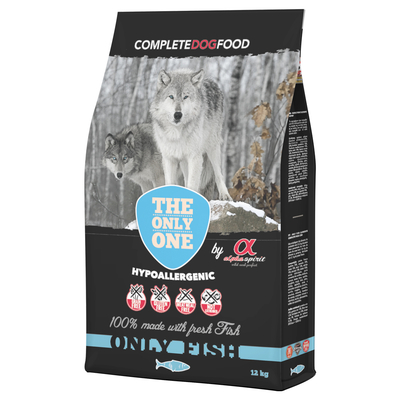 12kg alpha spirit The Only One Wild Fish Hondenvoer - hondenbrokken