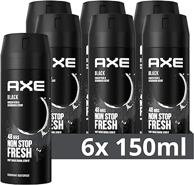 Axe Black deodorant bodyspray - 6 x 150 ml