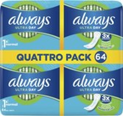 Always Maandverband Ultra Normal 64 stuks