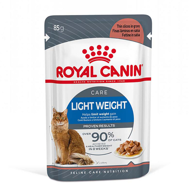 48x85g Light Weight Care in Saus Royal Canin Kattenvoer - natvoer katten