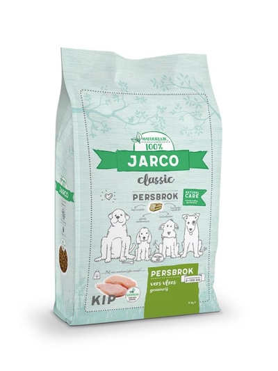 Jarco Dog Classic Vers Vlees Persbrok Kip - Hondenvoer - 4 kg
