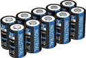 ANSMANN CR2 3V Lithiumbatterij - Set van 10 CR2-batterijen geschikt voor huishoudelijke apparaten, meetapparatuur en meer - wegwerpbatterij