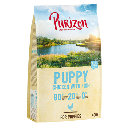Purizon Puppy Kip & Vis 400 gr - hondenbrokken