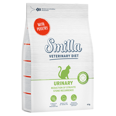 Smilla Veterinary Diet Urinary met Gevogelte Kattenvoer - 4 kg - kattenbrokken