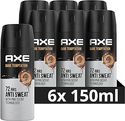 AXE Deodorant Anti-transpirant Dark Temptation - 6 x 150ml