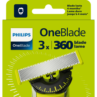 Philips OneBlade 360 scheermesjes - 3 stuks