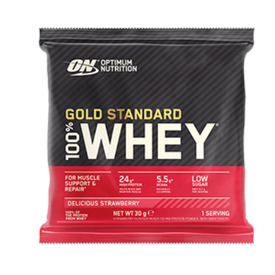 Optimum Nutrition Gold Standard 100% Whey Sachets Strawberry - 1 scoop
