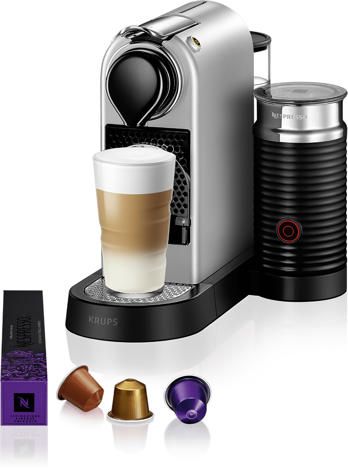 Krups Nespresso Citiz & Milk XN761B Zilver