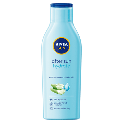 NIVEA SUN Hydraterende & Kalmerende Aftersun Lotion - Met hyaluronzuur en Aloë Vera - 200 ml
