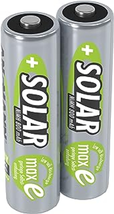Ansmann MaxE Solar Mignon AA Type 800mAh Oplaadbare batterij - 2 stuks