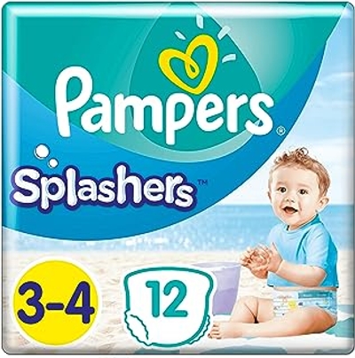 Pampers Splashers  zwemluiers maat 3-4 - 12 stuks