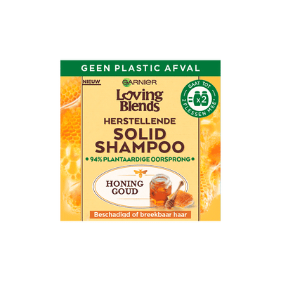 Garnier Loving Blends Honing Goud Shampoo Bar - 60 ml