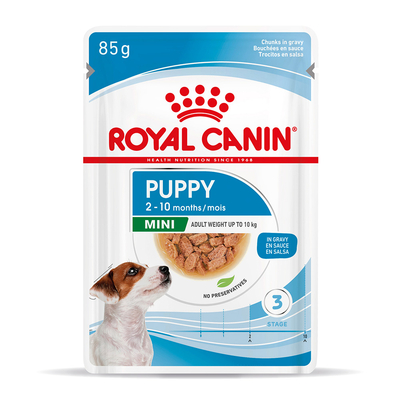 48x85g Mini Puppy Royal Canin Hondenvoer - natvoer honden