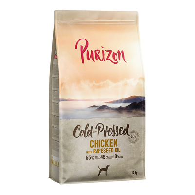 Purizon Coldpressed Kip met Koolzaadolie - 12 kg - hondenbrokken