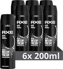AXE Deodorant Bodyspray Black - 6 x 200 ml