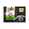 Sheba Selectie van de Chef Mini Filets in Saus - 12 x 85 g - natvoer katten
