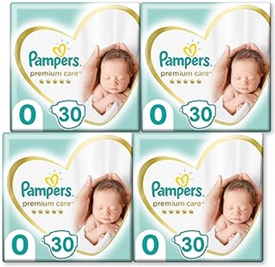 Pampers Premium Care  luiers maat 0 - 120 stuks