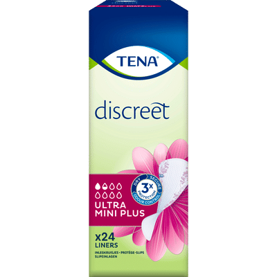 TENA Discreet Ultra Mini Plus Inlegkruisjes - 24 stuks
