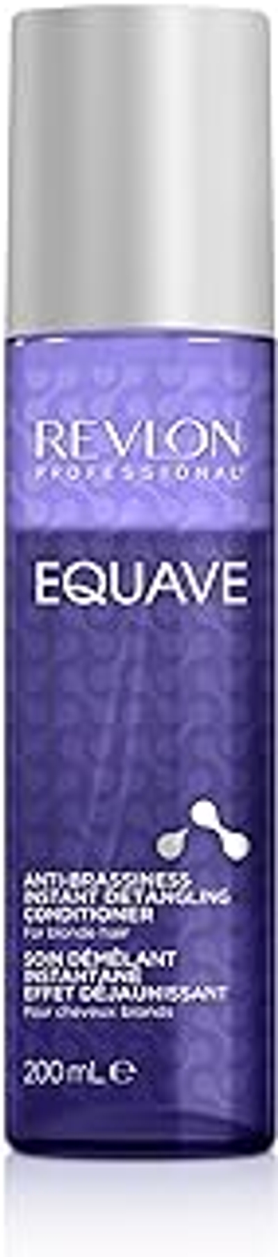 Revlon Professional EQUAVE bifasische leave-in conditioner voor blond, grijs of gebleekt haar, 200 ml