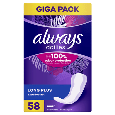 Always Inlegkruisjes Long Plus 58 stuks