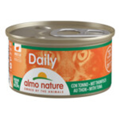 Almo Nature Daily Mousse Kattenvoer Tonijn 85 gr - natvoer katten